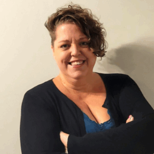 Staci Crockett smiles at the camera