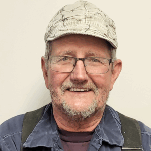 Tim Krouse smiles at the camera